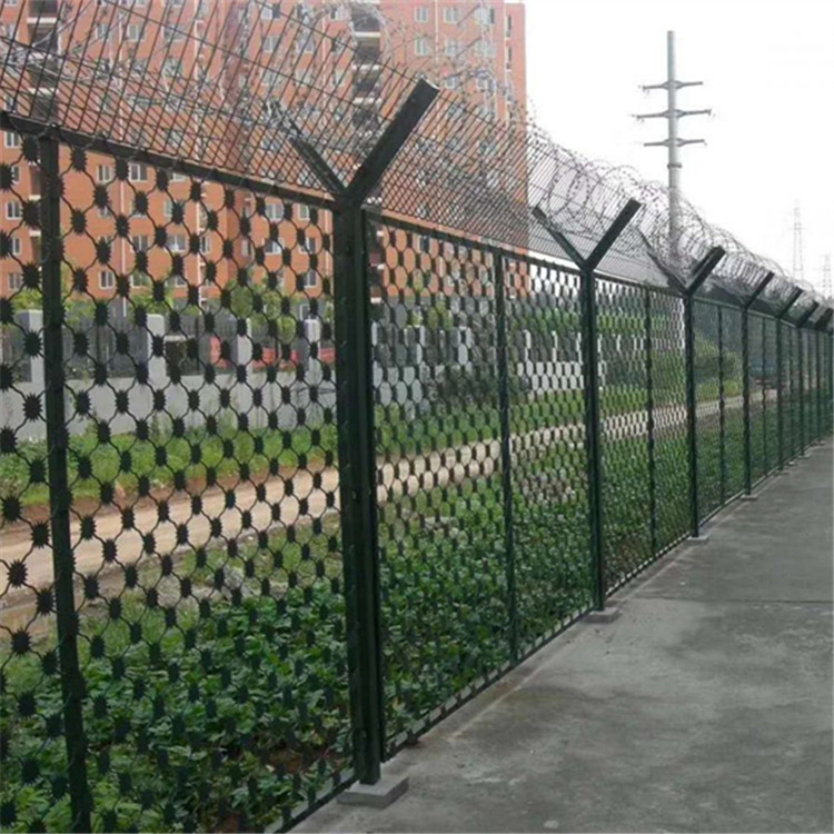 監獄鋼網墻--梅花刺隔離網案例展示圖片3